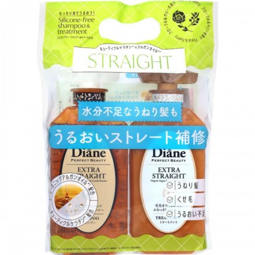 Moist Diane 香水貴油順直柔滑洗髮護髮套裝 450ml x2 (橙色) 163-0177